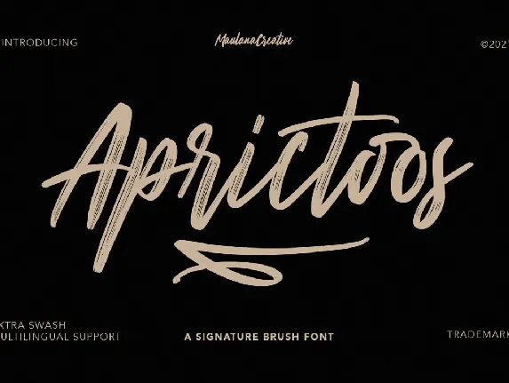 Aprictoos font