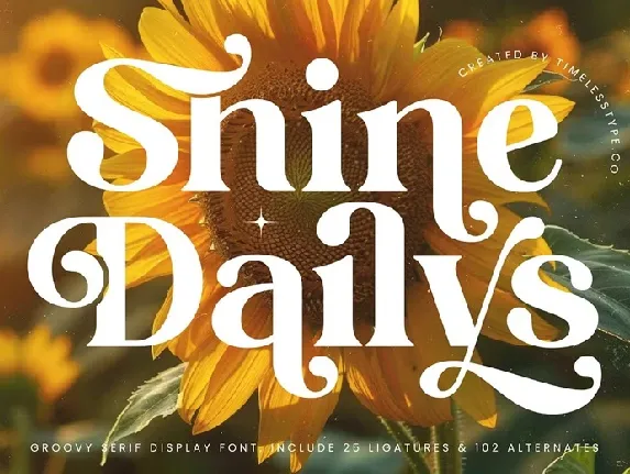 Shine Dailys font