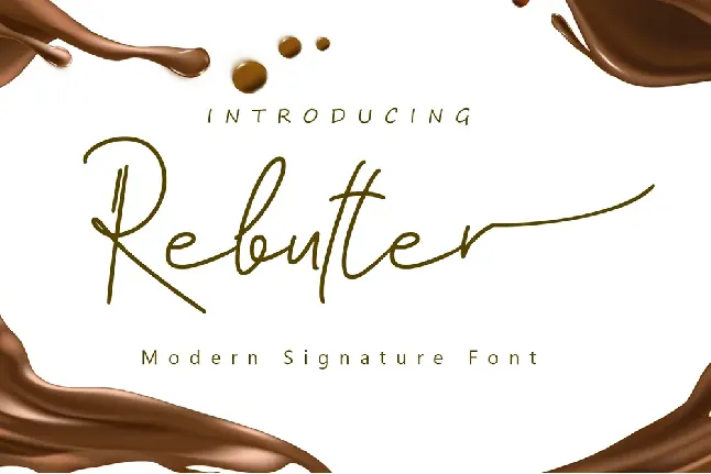 Rebutter font