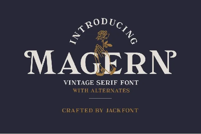 JF Magern font