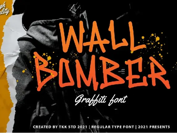 Wall Bomber font