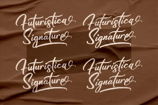 Futuristica Signature font