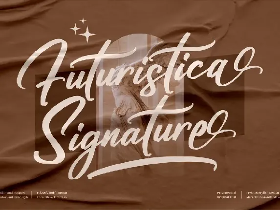 Futuristica Signature font