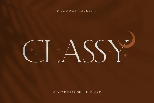 Classy font