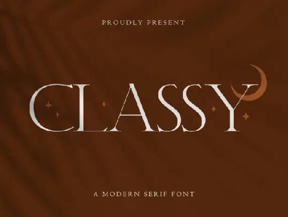 Classy font