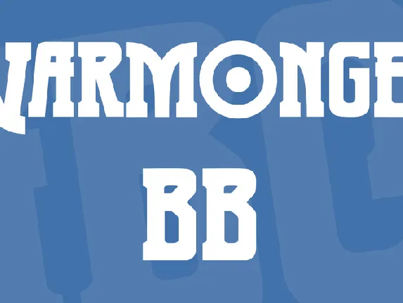 Warmonger BB font