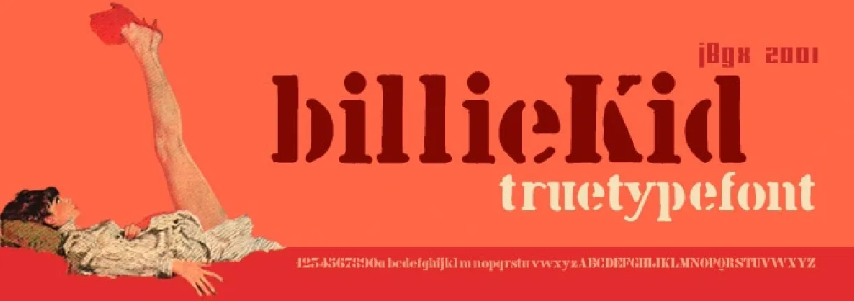 billieKid font