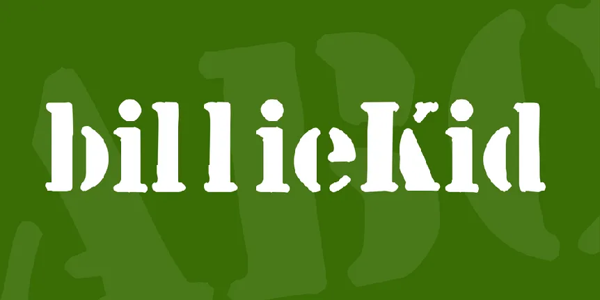 billieKid font