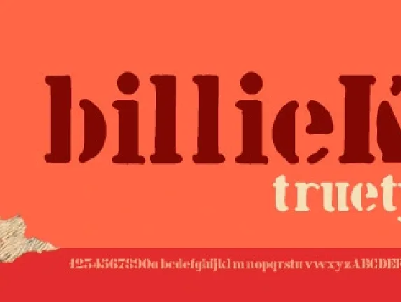 billieKid font