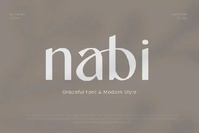 Nabi font