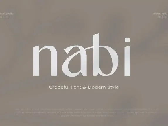 Nabi font