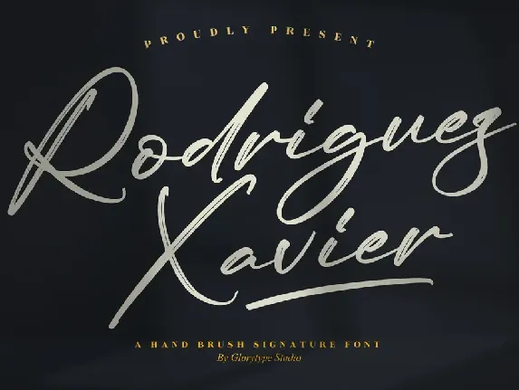 Rodriguez Xavier font