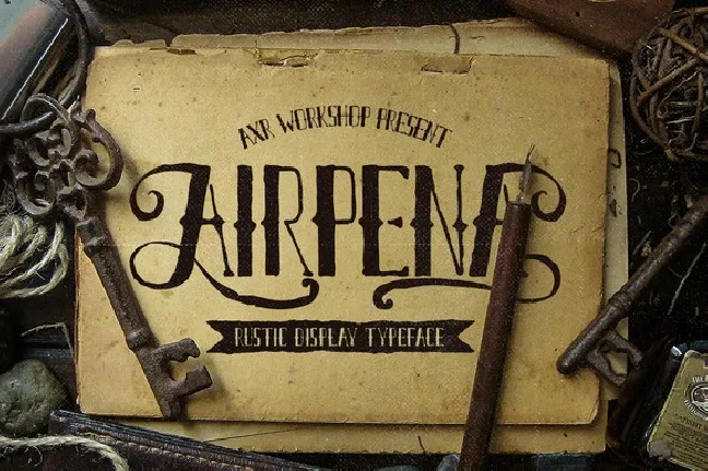 Airpena Rustic font