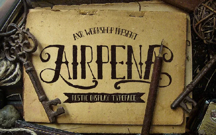 Airpena Rustic font