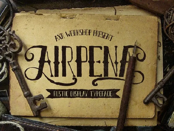 Airpena Rustic font