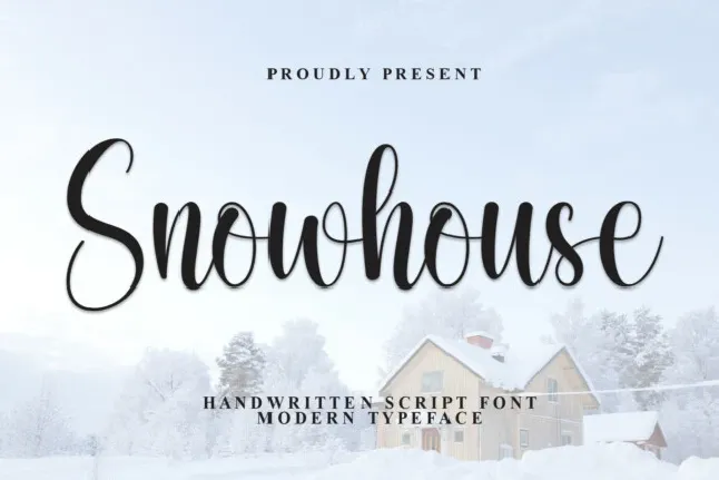 Snowhouse Calligraphy font