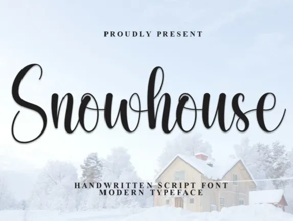 Snowhouse Calligraphy font