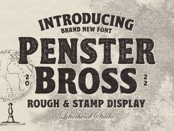 Penster Bross font