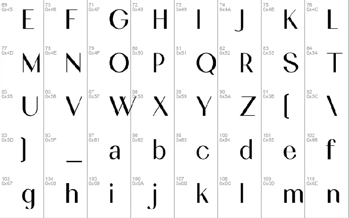 Anthemia font