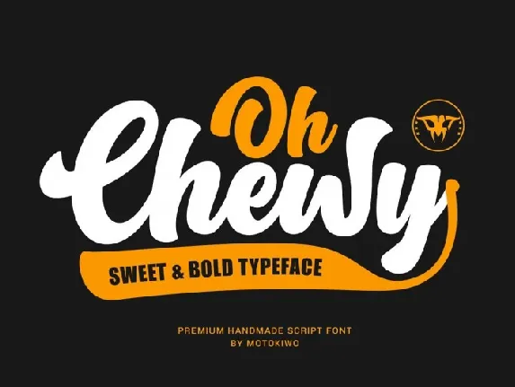 Oh Chewy Bold Script font