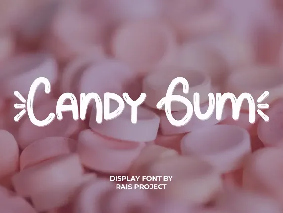 Candy Gum font