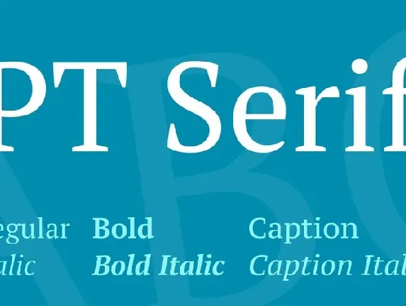 PT Serif Family font