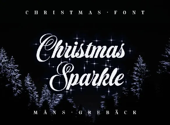 Christmas Sparkle font