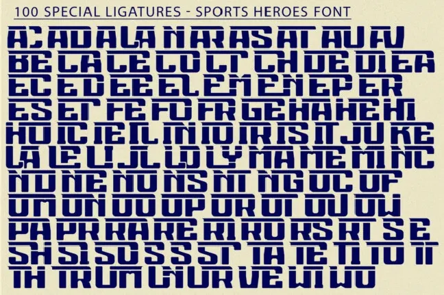 Sports Heroes font