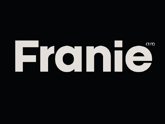 Franie font