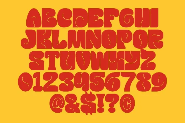 Groovy Cheese font