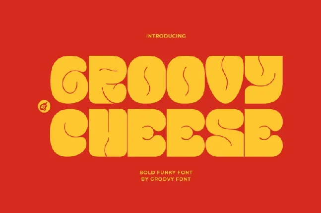 Groovy Cheese font