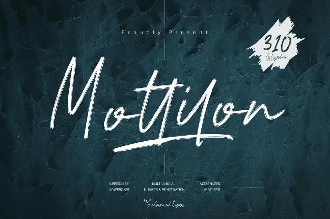 Mottilon font