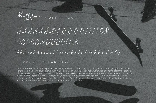 Mottilon font