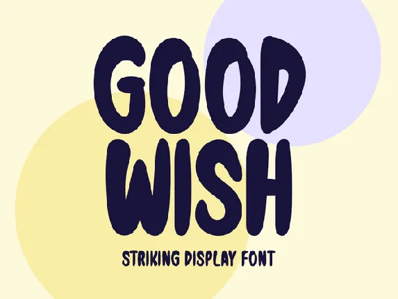 Good Wish font