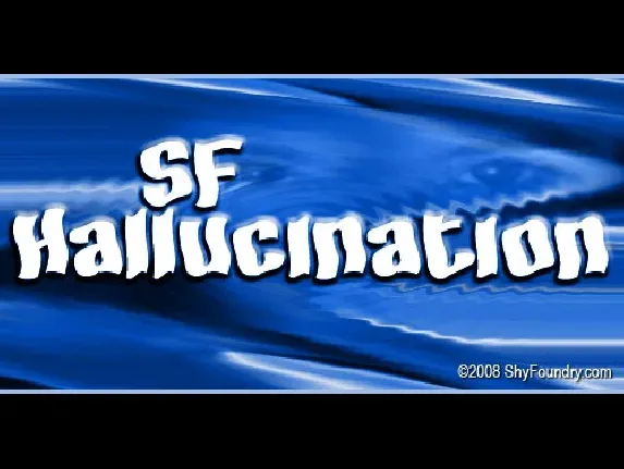 SF Hallucination font