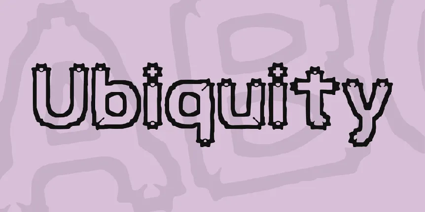 Ubiquity font