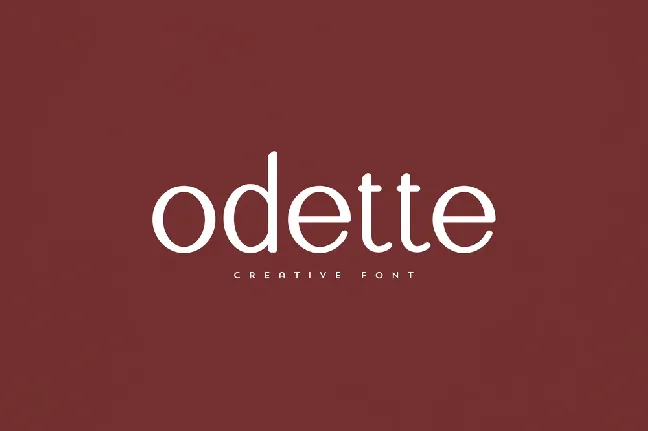 Odette font