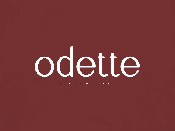 Odette font