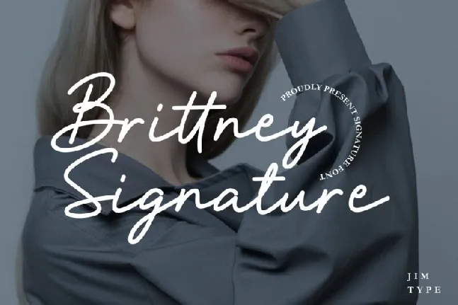 Brittney Signature font