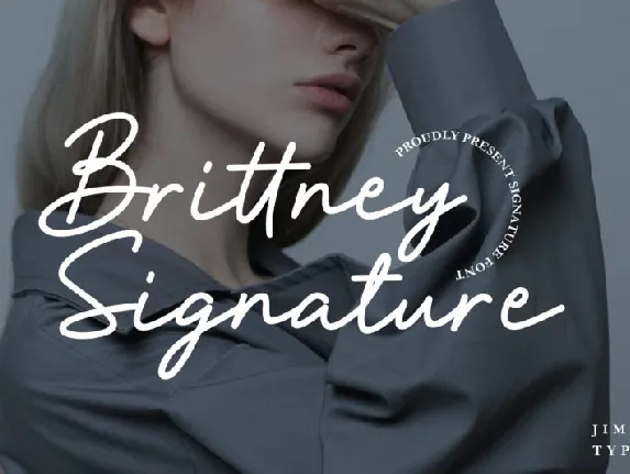 Brittney Signature font