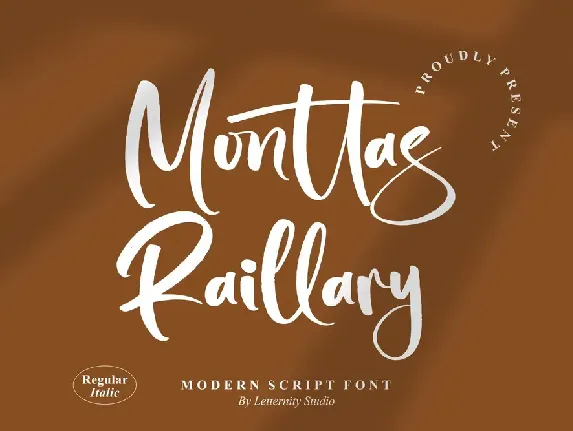 Monttas Raillary font