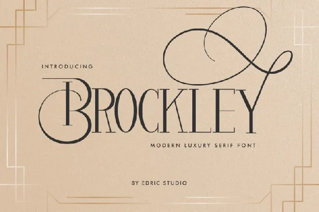 Brockley Serif font