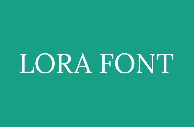 Lora Free font