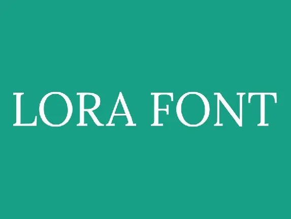 Lora Free font