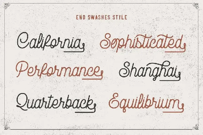 Rampage Monoline Script font