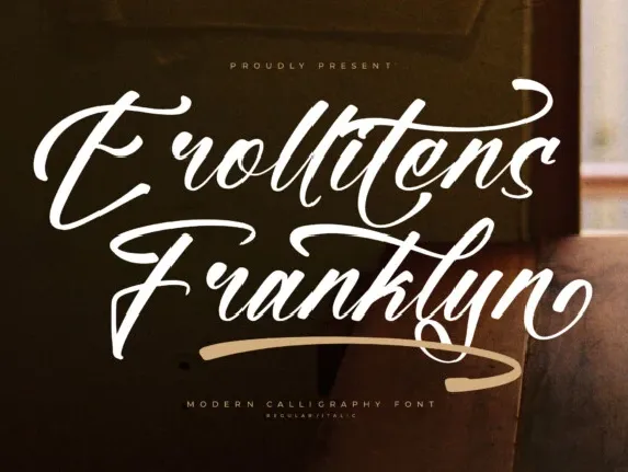 Erollitens Franklyn font