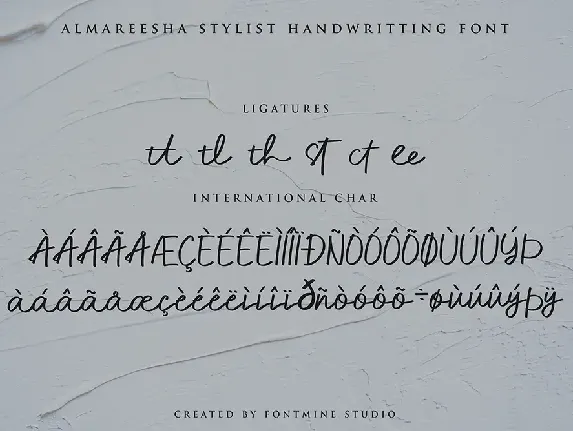 Almareesha Demo font