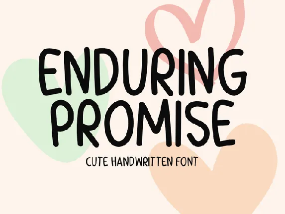 Enduring Promise font