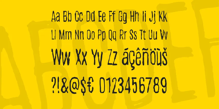 Dog Fox Zebra font