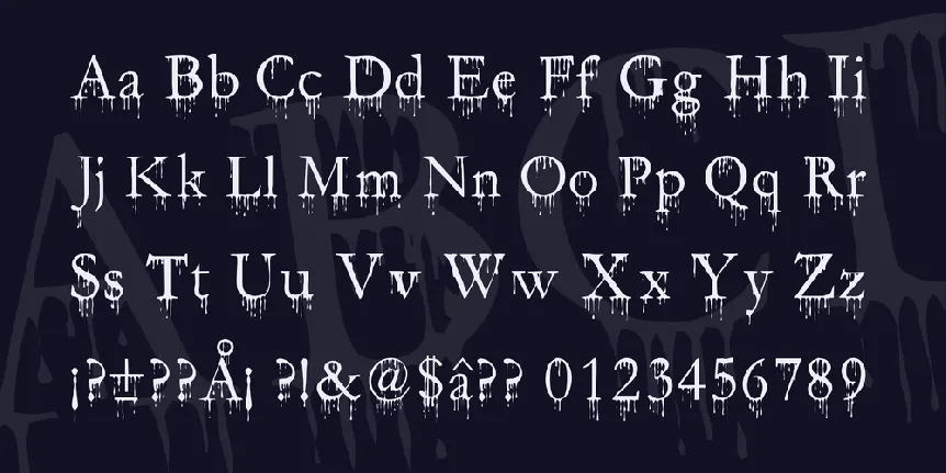 SF Gushing Meadow font